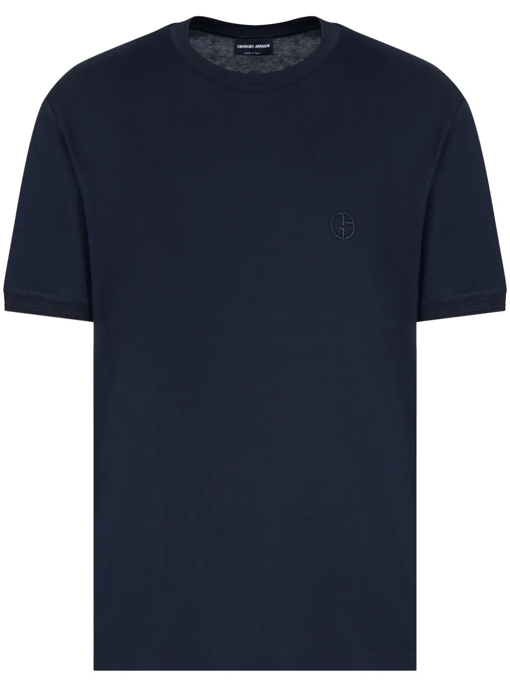 Giorgio Armani playera con logo bordado | azul | Image 1