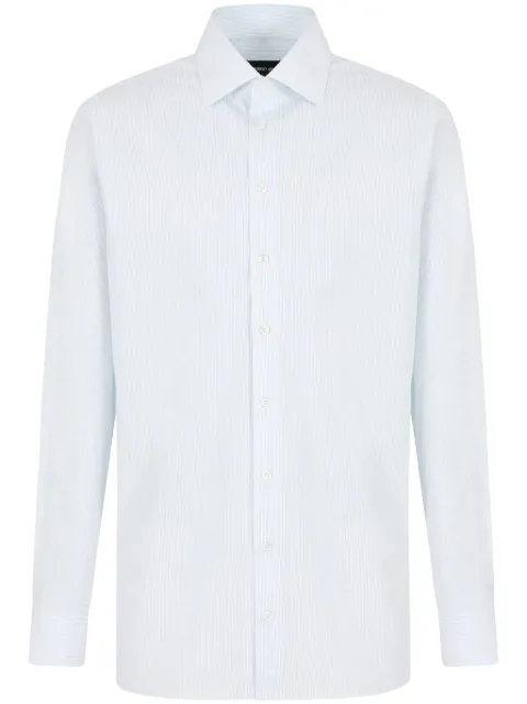 Giorgio Armani chemise à fines rayures