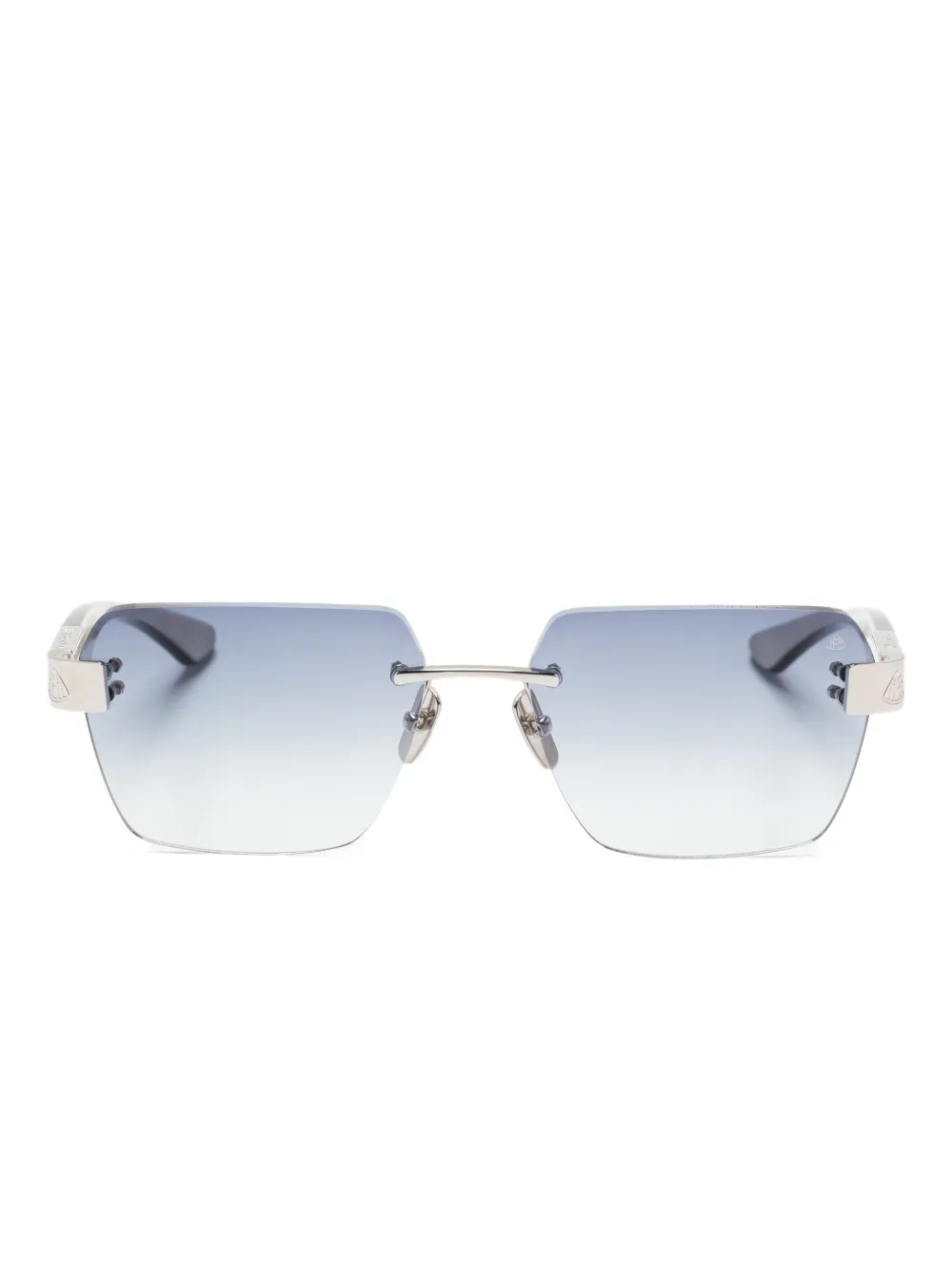 Maybach eyewear The Magic rimless geometric sunglasses - シルバートーン Maybach eyewear The Magic rimless geometric sunglasses - シルバートーン
