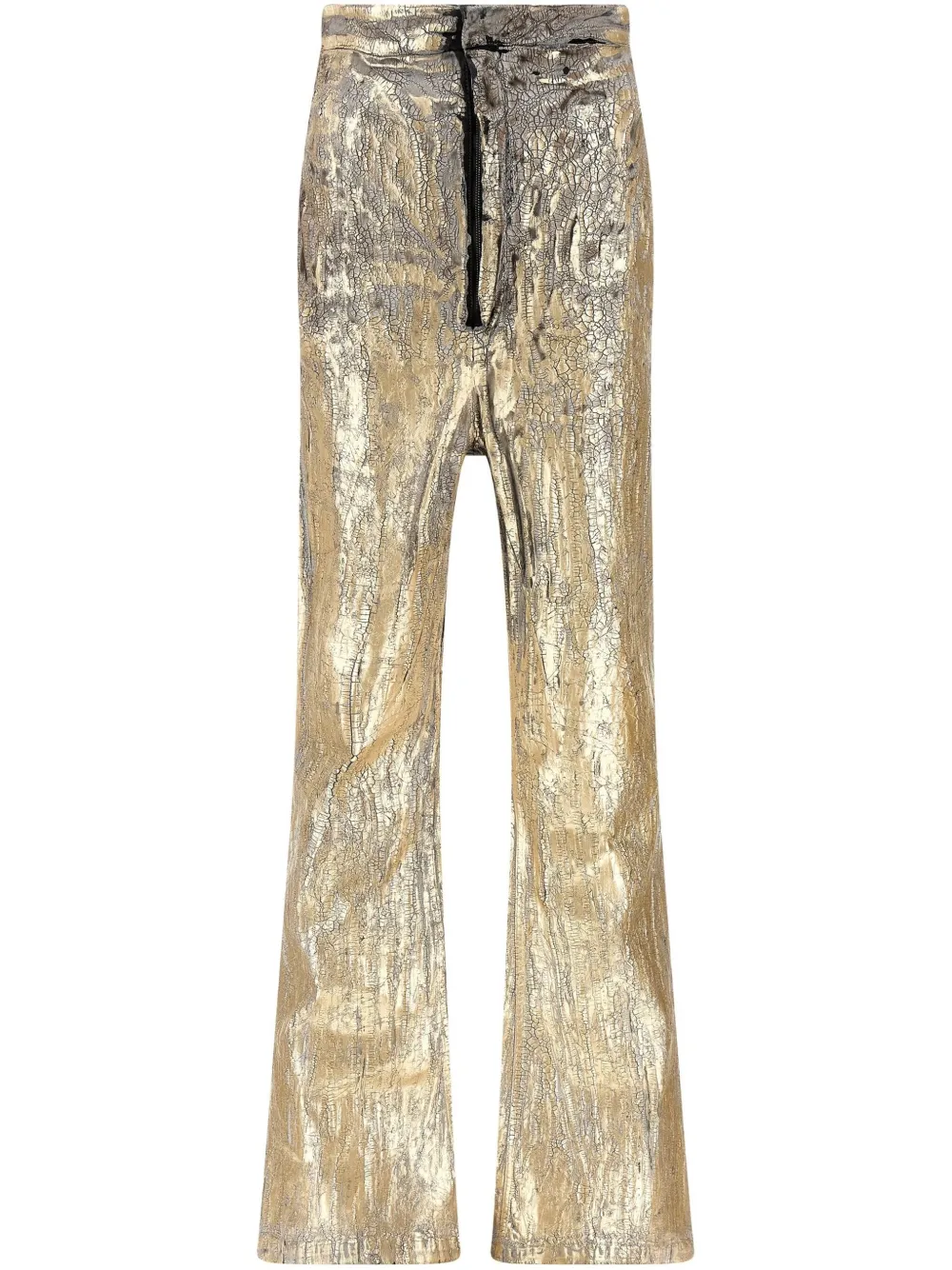 Rick Owens flared trousers | Gold | Image 1