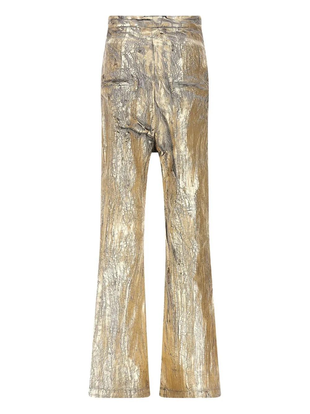 Rick Owens flared trousers - Goud