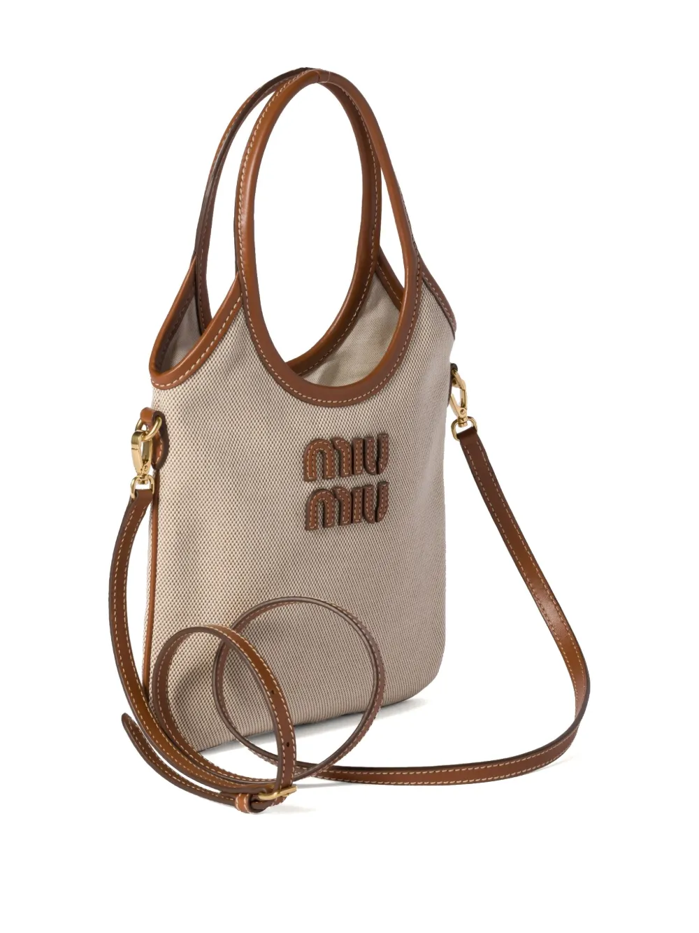 Miu Ivy shopper Beige