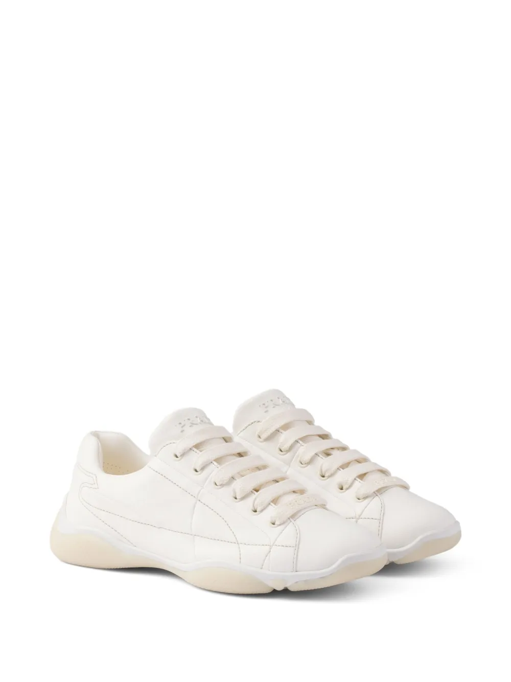 Prada Leren sneakers - Beige