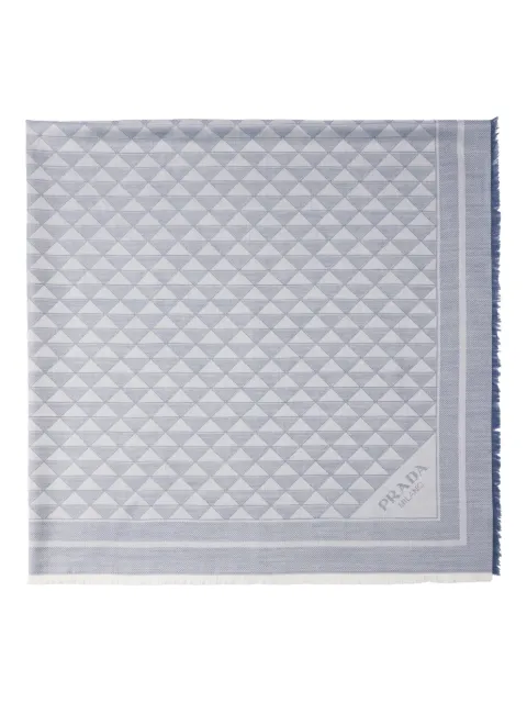 Prada silk-wool shawl