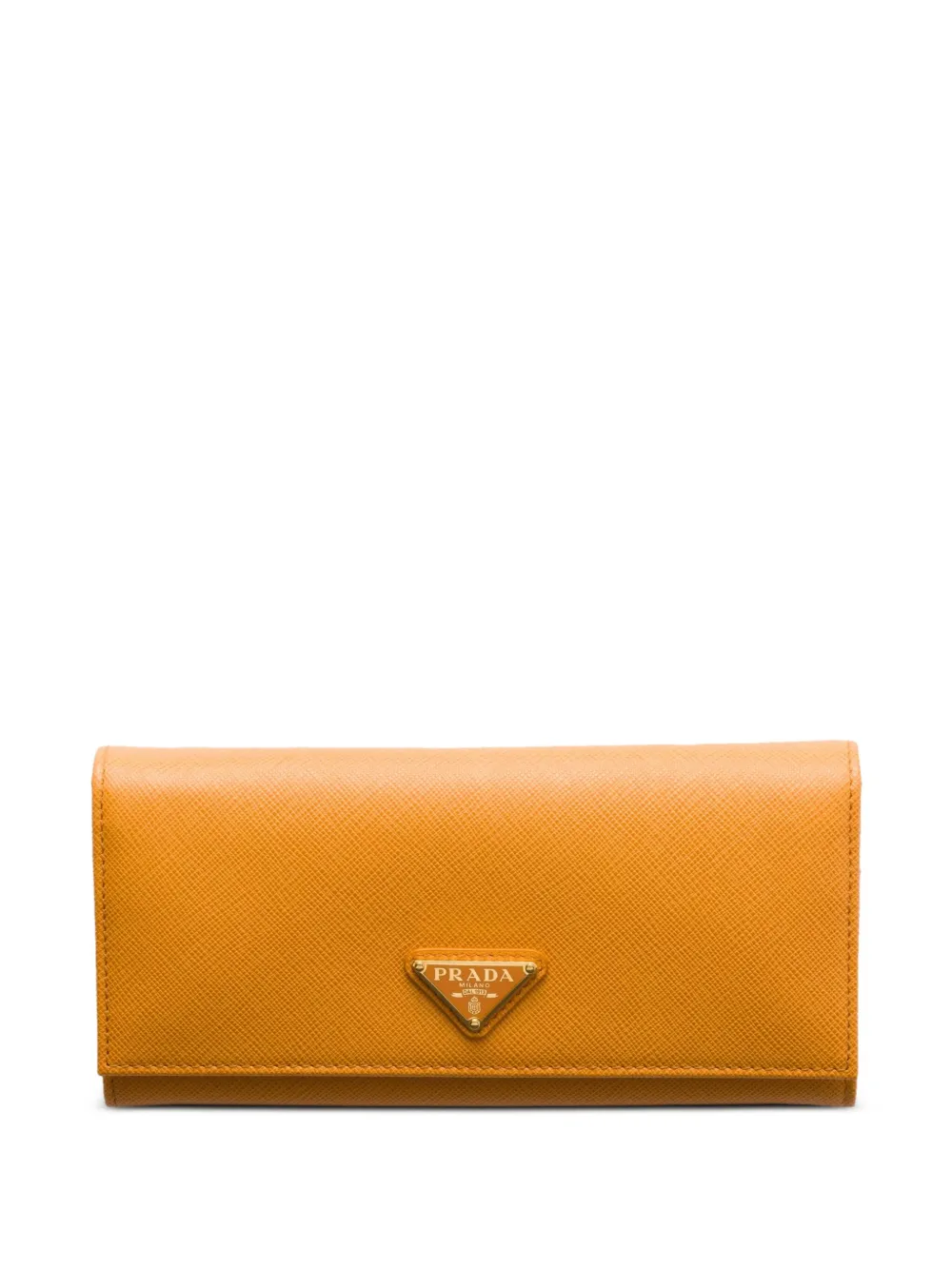 Prada large Saffiano wallet | Orange | Image 1