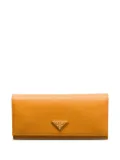 Prada large Saffiano wallet - Orange