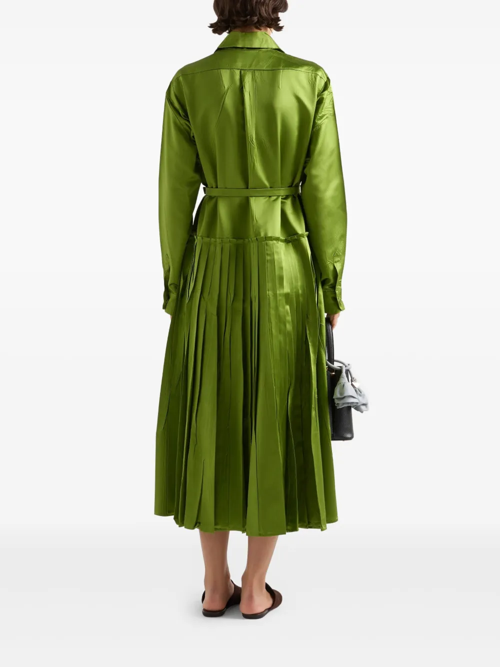 Prada Old Duchesse jurk Groen