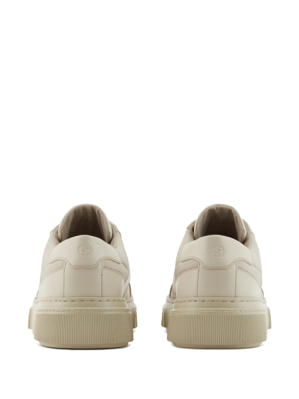 Giorgio Armani Sneakers met vlakken Beige