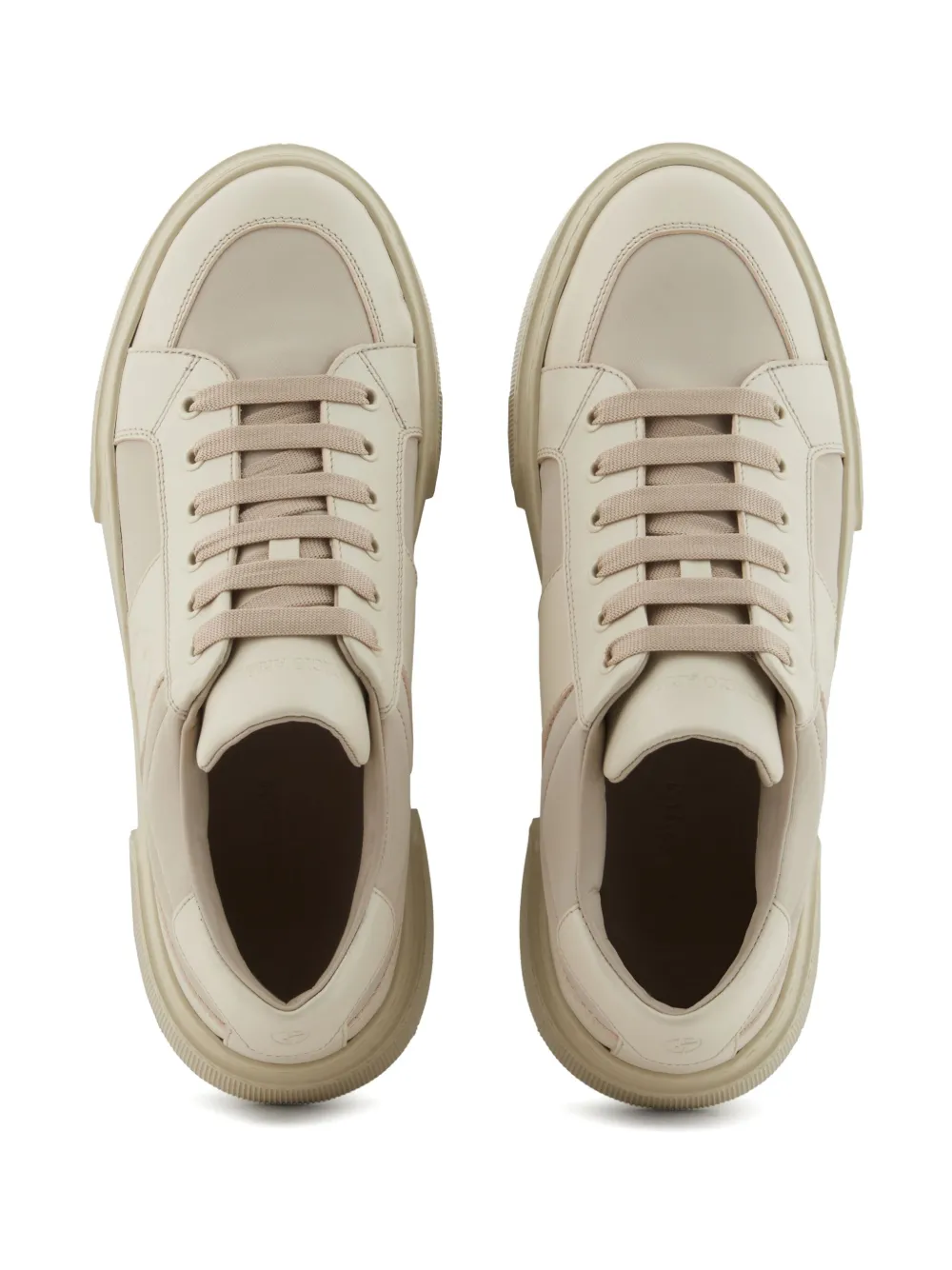 Giorgio Armani Sneakers met vlakken Beige