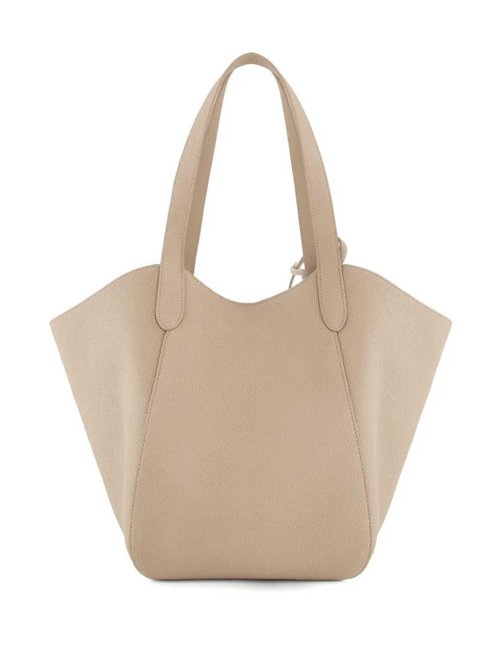 Giorgio Armani leather shoulder bag - Beige