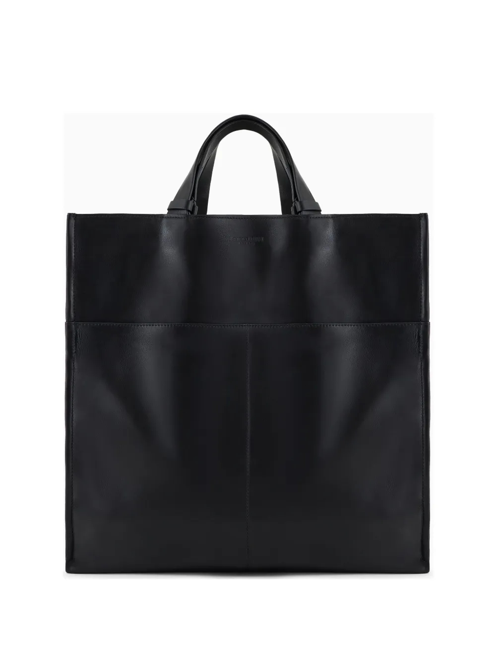 Giorgio Armani leather tote bag | Black | Image 1