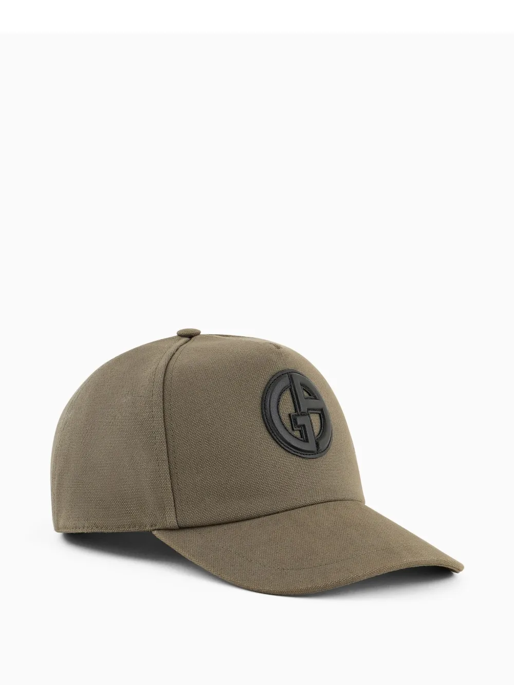 Giorgio Armani Cappello da baseball in cotone con applicazione - Verde