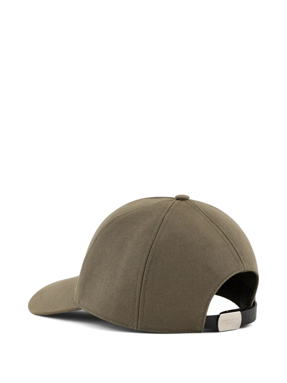 Giorgio Armani Honkbalpet met logopatch - Groen