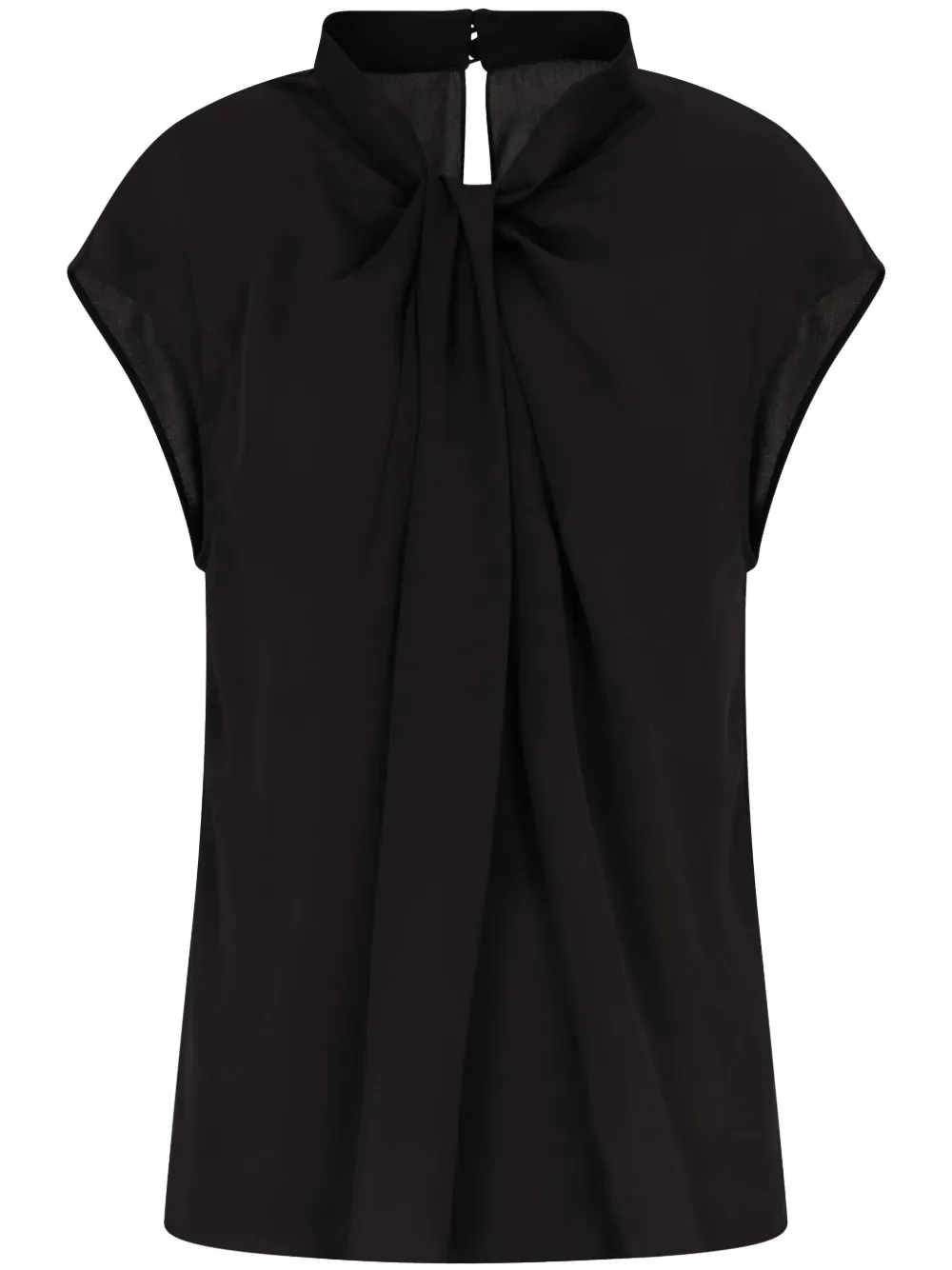 Giorgio Armani knot detailing top | Black | Image 1