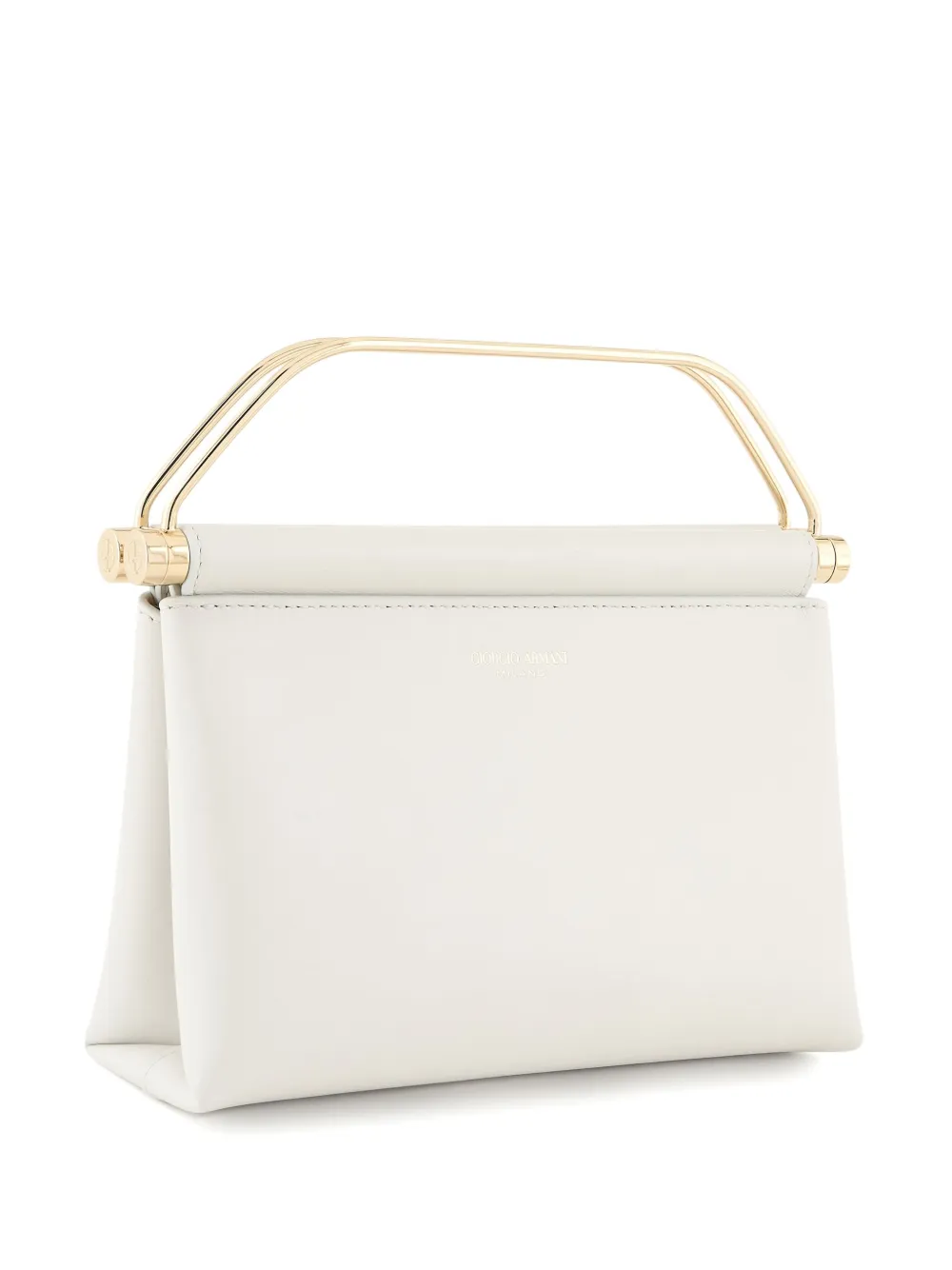 Giorgio Armani Leather Tote Bag | White | FARFETCH