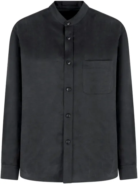 Giorgio Armani linen-blend shirt