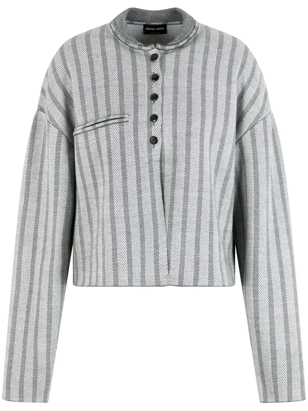 Giorgio Armani Jack met jacquard Grijs