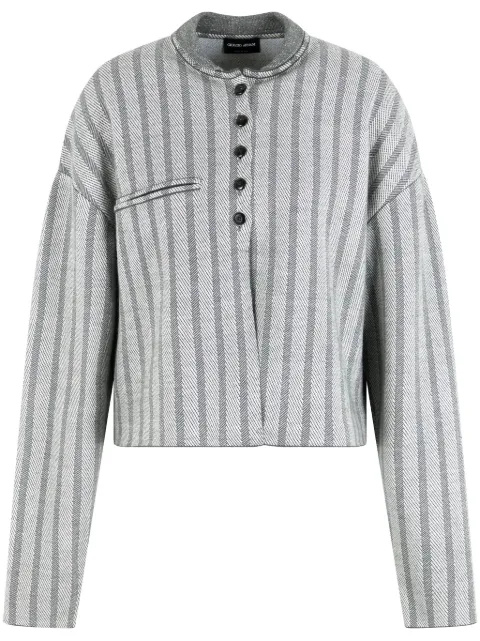 Giorgio Armani chamarra en jacquard