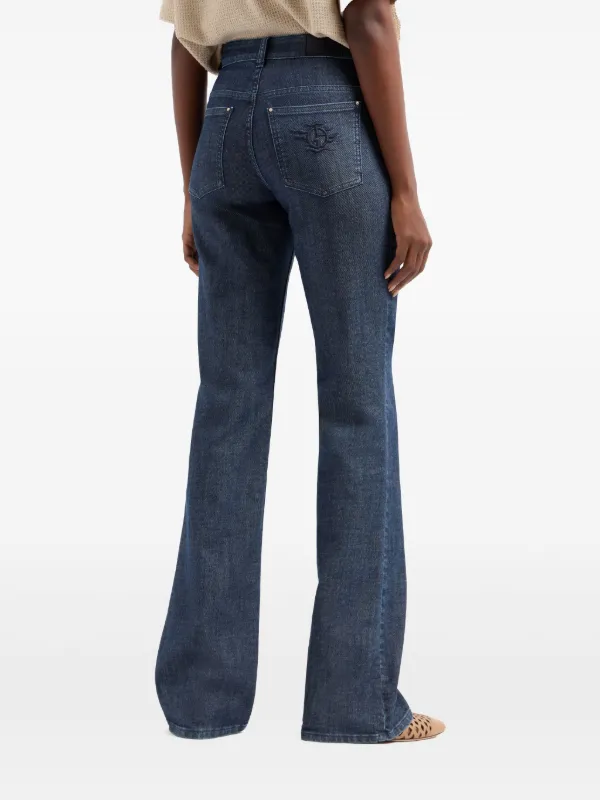 Giorgio Armani high-rise Bootcut Jeans | Blue | FARFETCH