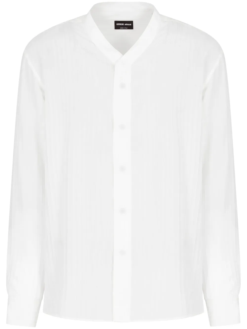 Giorgio Armani pleated shirt | White | Image 1