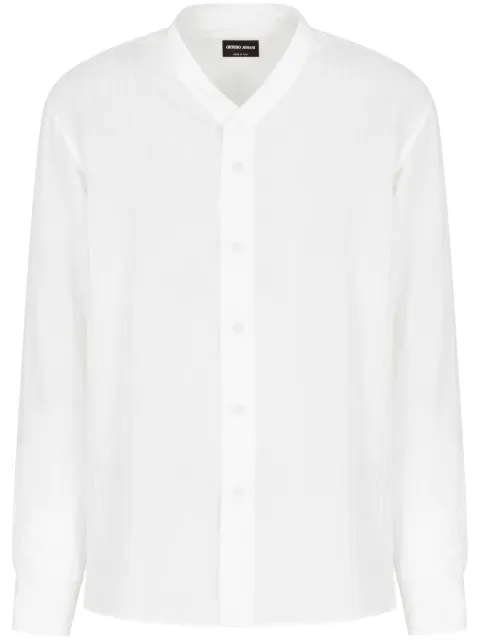 Giorgio Armani pleated shirt 