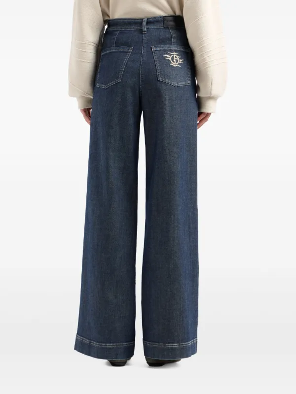Giorgio Armani ワイドジーンズ | ブルー | FARFETCH JP
