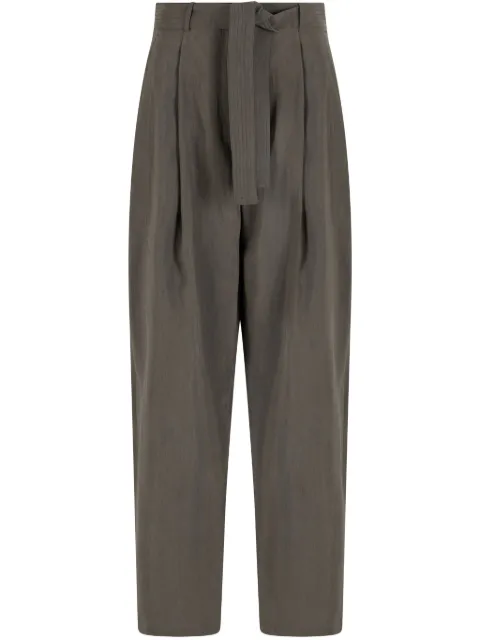 Giorgio Armani pleat detailing trousers 