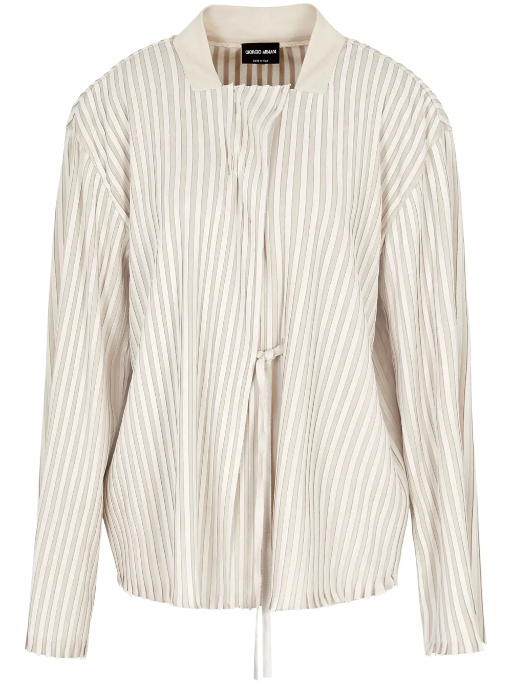 Giorgio Armani silk jacket | Neutrals | Image 1
