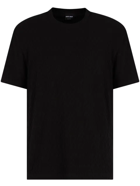 Giorgio Armani textured T-shirt