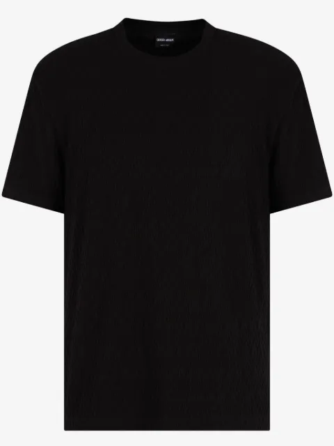 Giorgio Armani textured T-shirt