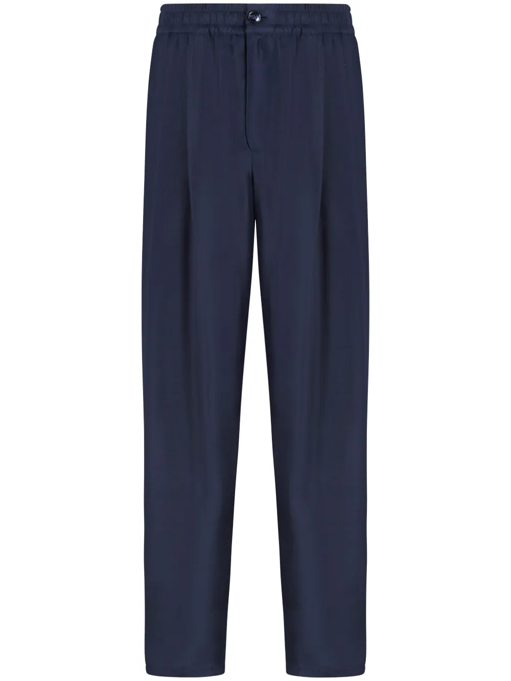 Giorgio Armani pantalon en soie | bleu | Image 1