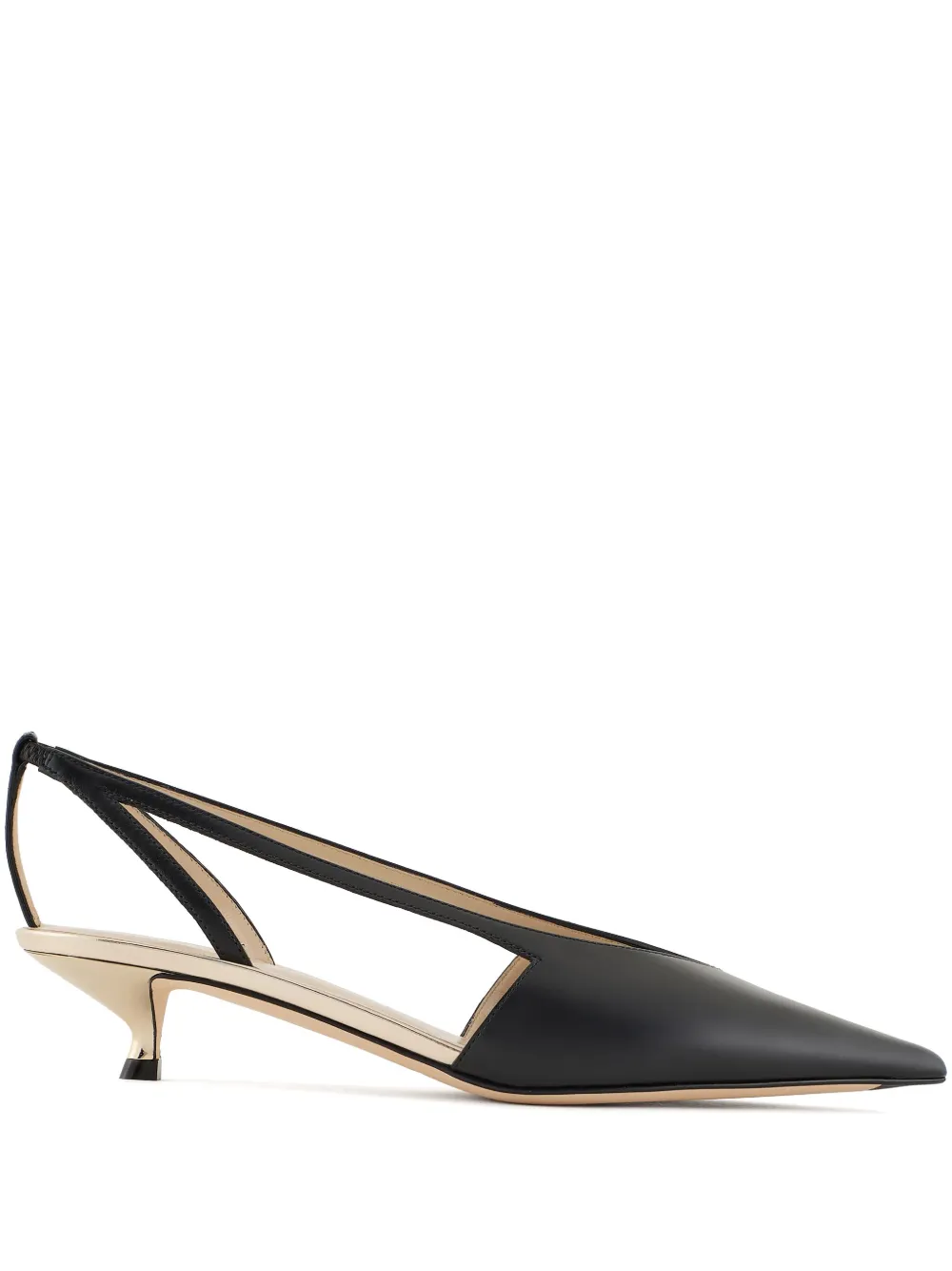 Giorgio Armani 35mm leather pumps Black