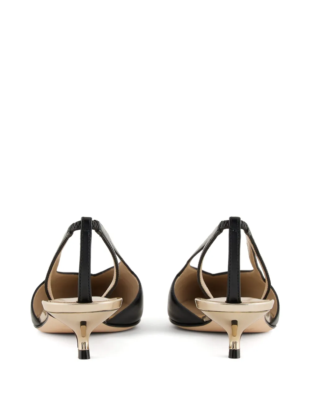 Giorgio Armani 35mm leather pumps Black