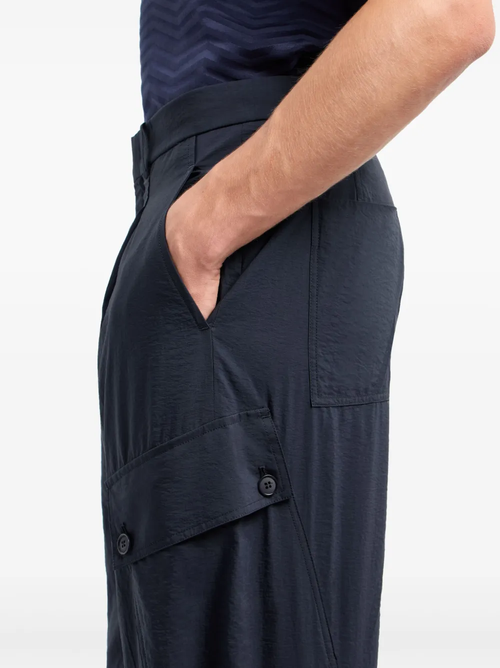 Giorgio Armani Straight broek Blauw