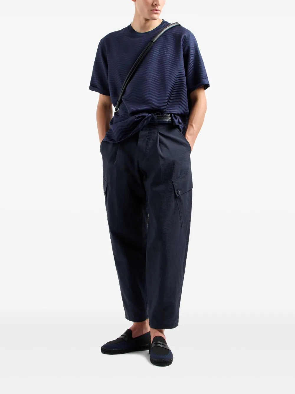 Giorgio Armani Straight broek - Blauw