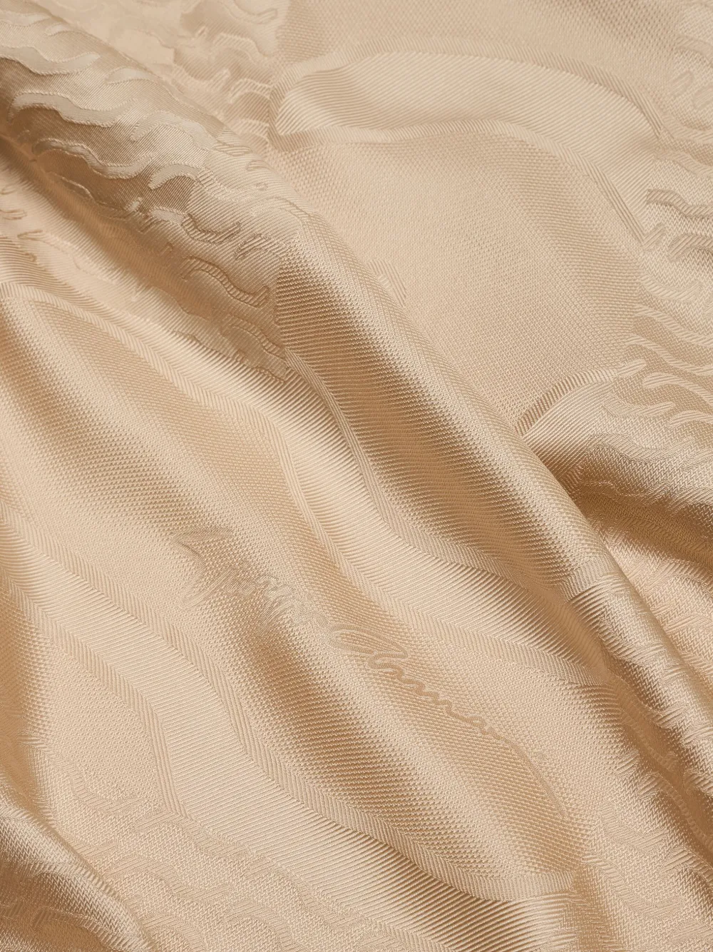 Giorgio Armani Zijden sjaal Beige