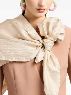 スカーフ EMPORIO ARMANI Woman Scarf Champagne 6352884R313 09951 undefined