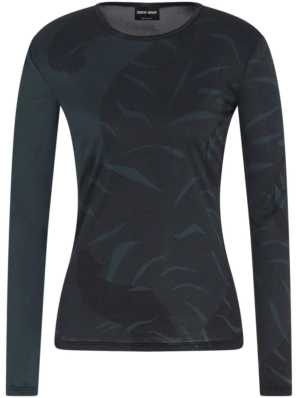 Giorgio Armani silk T-shirt | Black | Image 1
