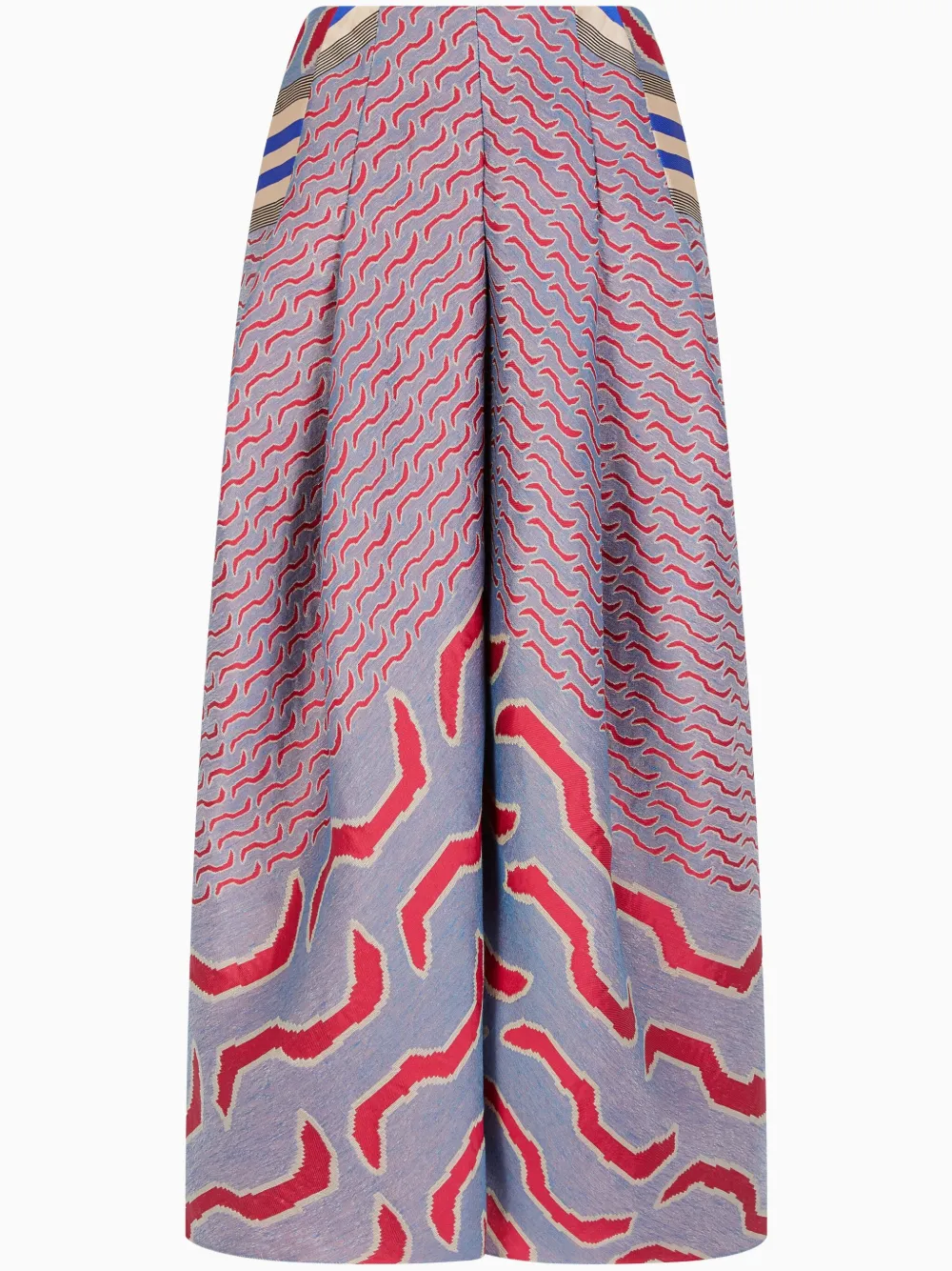 Giorgio Armani Camicia con motivo jacquard - Rosso