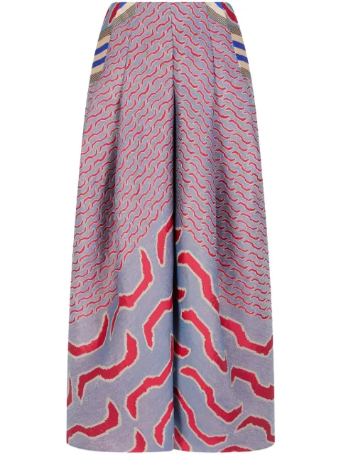 Giorgio Armani patterned-jacquard skirt