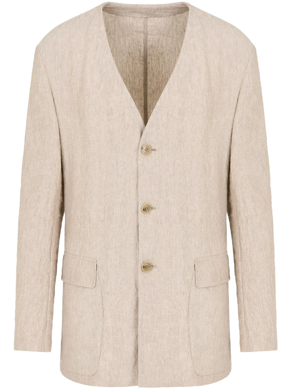 Giorgio Armani linen blazer | Neutrals | Image 1