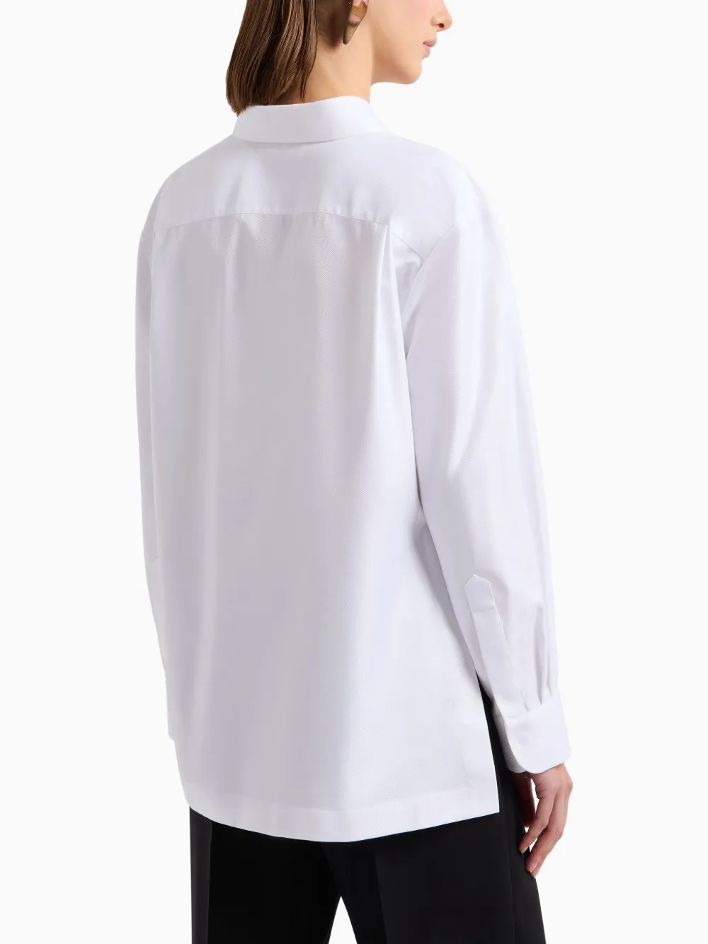 Giorgio Armani Uitgesneden blouse Wit