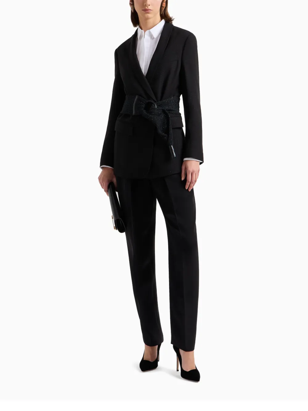 Giorgio Armani Uitgesneden blouse Wit