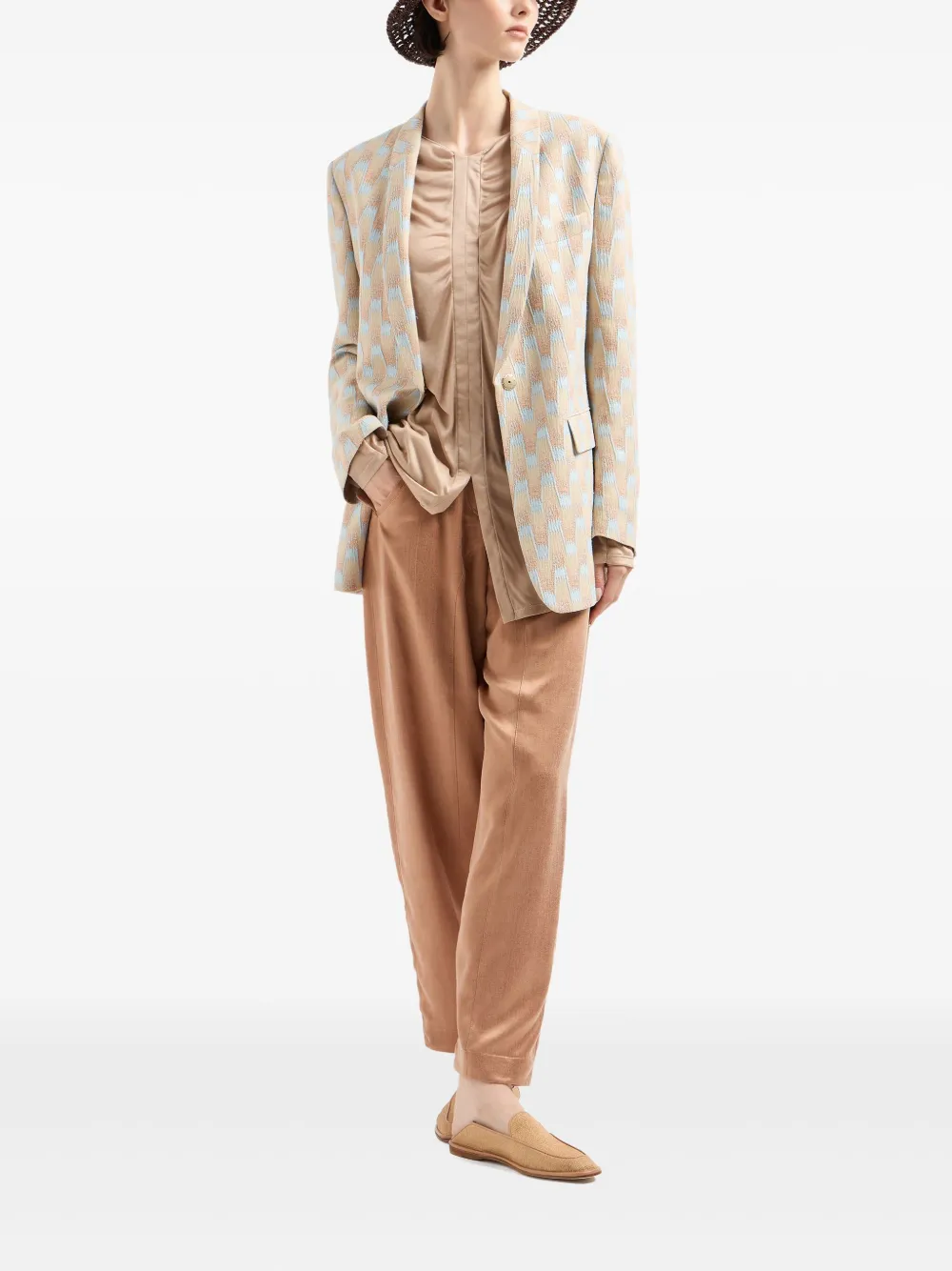Giorgio Armani Straight broek - Roze