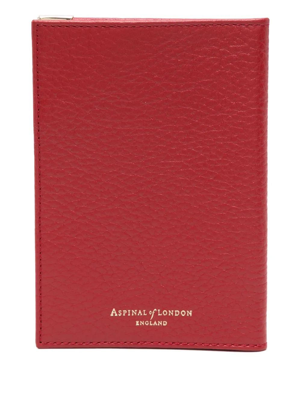 Aspinal Of London Leren paspoorthoes - Rood