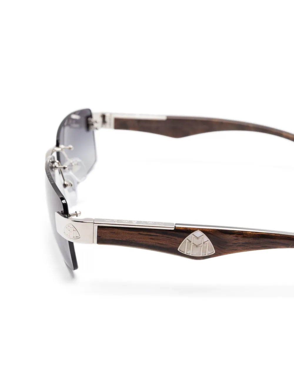 Maybach eyewear The Character II zonnebril Zilver