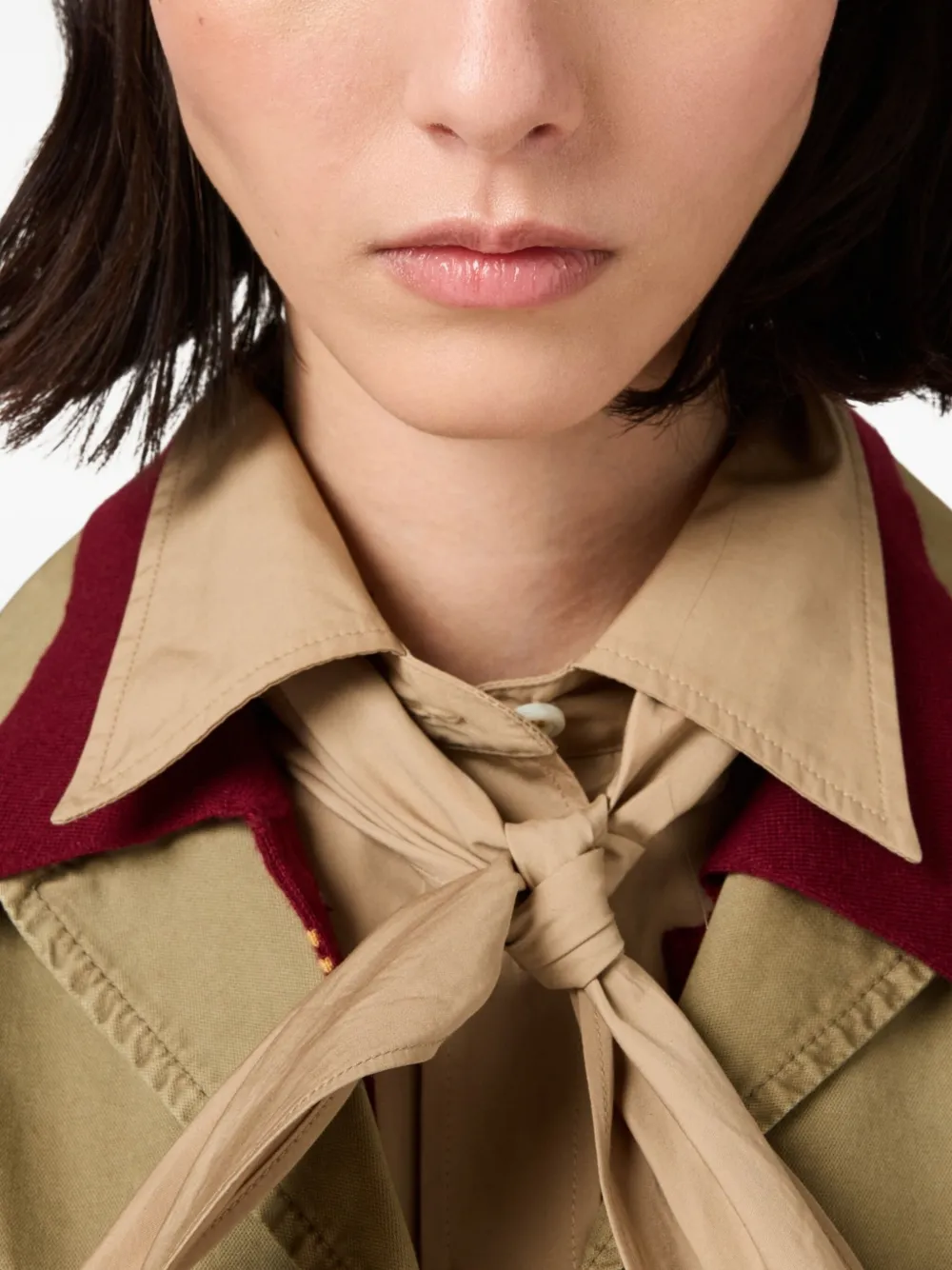 Miu Miu garment-dyed Cotton Jacket | Green | FARFETCH Miu Miu garment-dyed Cotton Jacket | Green | FARFETCH