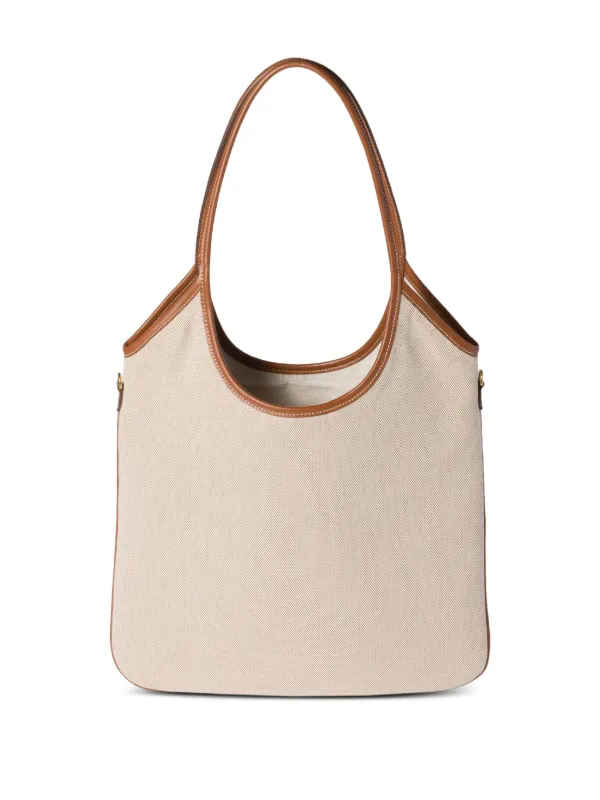 ★関税込み★ MiuMiu BROWN LEATHER IVY TOTE BAG Miu Miu Ivy Tote Bag | Brown | FARFETCH
