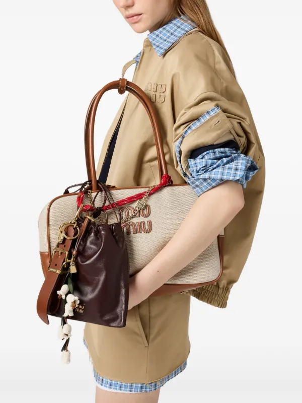 【Miu Miu】Beau パテントレザー ハンドバッグ Miu Miu】Beau パテントレザー ハンドバッグ