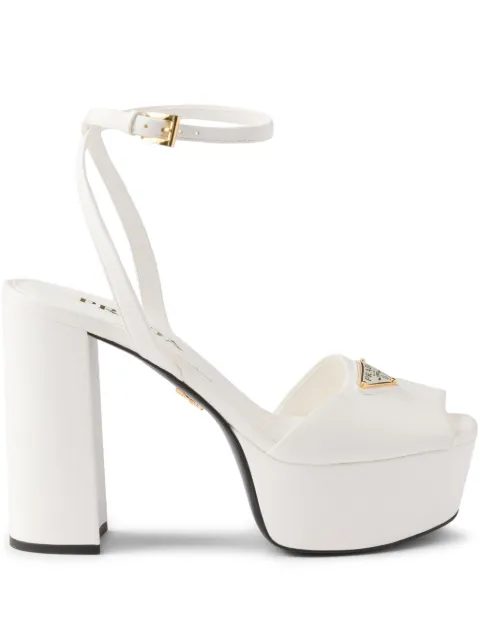 Prada platform leather sandals